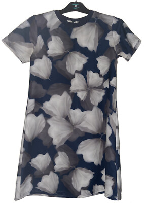 Blonde And Blonde Blue And White Flower Dress Size 10