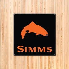 SIMMS FISHING 3'X3' VINYL BANNER