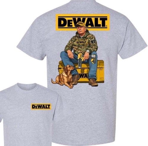 Trump “DEWALT” T-Shirt or Hoodie - Picture 4 of 4