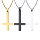 Stainless Steel Inverted Cross Of St Peter Crucifix Gothic + Free Gift Bag