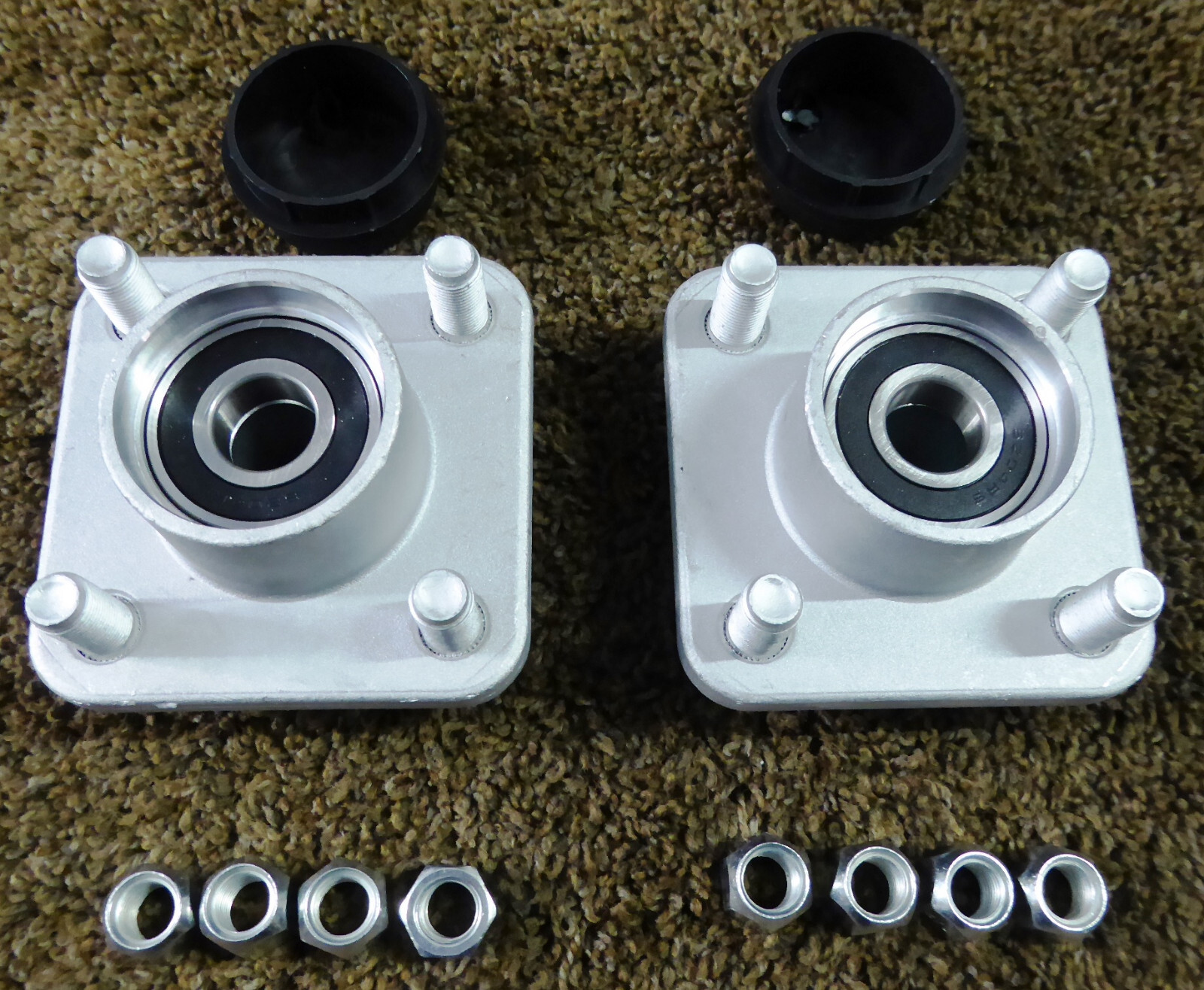 Club Car Front Wheel Hub Assembly with Bearings 2 Pcs for 2003Up DS