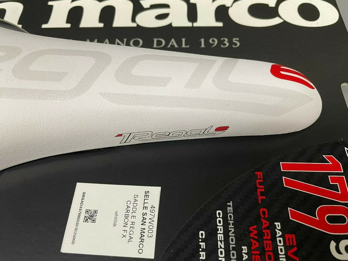 SELLE SAN MARCO Saddle Regal Carbon FX White | eBay