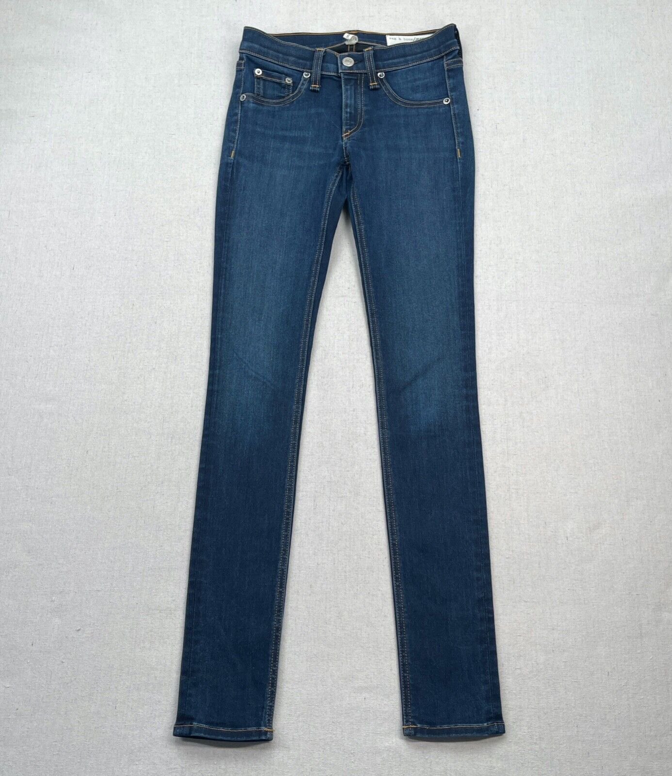 Rag & Bone Jeans Womens 24 Indigo Bedford Skinny Stretch Denim Pant