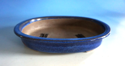 Vintage Bonsaischale Bonsai Schale Pflanzschale Keramik blau  glasiert(F024-1808) | eBay.de