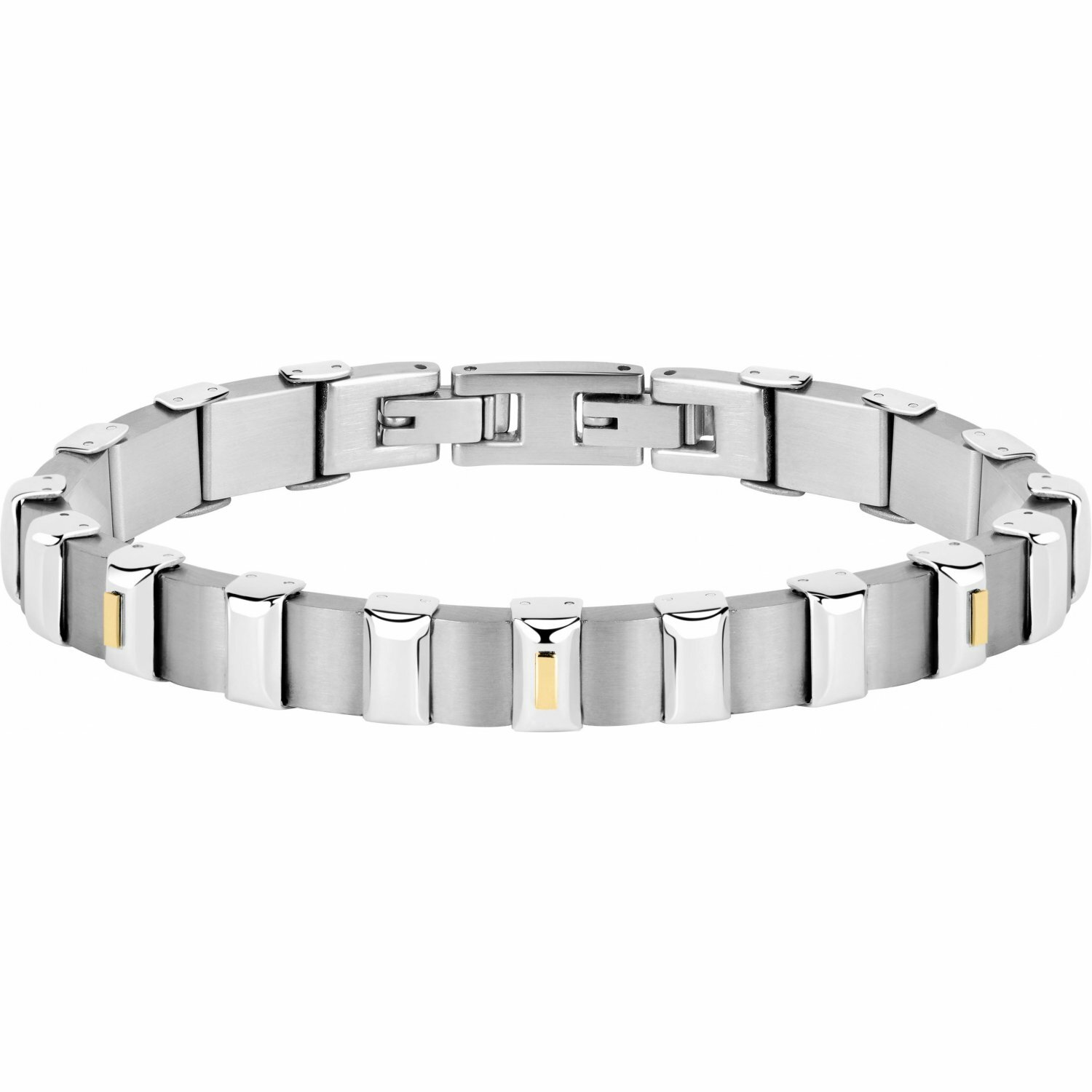 Bracciale MORELLATO GOLD SALS14 bracelet ACCIAIO ORO 18 KT UOMO BICOLORE