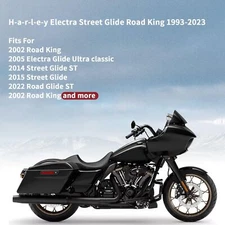 Passenger Rear Foot Peg Bracket For Touring Road King Street Glide 1993-Up Black