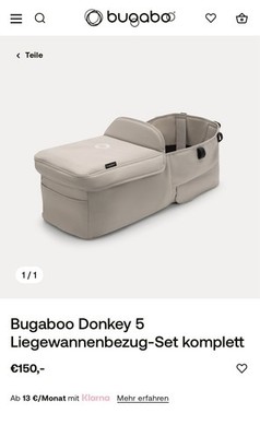 Bugaboo Donkey Liegewannenbezug