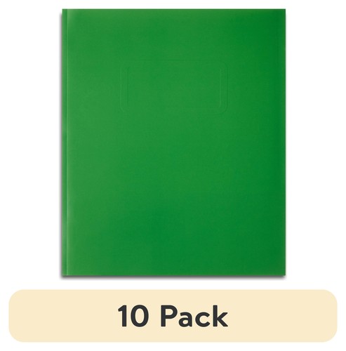 (Paquete de 10) Carpeta de papel de 3 puntas tamaño letra bolígrafo + engranaje, verde - Imagen 10 de 12
