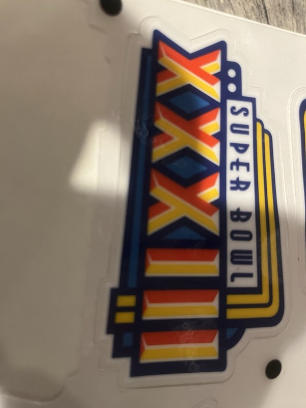 Super Bowl 33 Denver Broncos Mini Helmet Decal