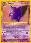 Damaged Gengar - 20/62 - Rare - Unlimited Edition Pokemon Fossil