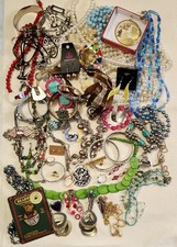 3 lbs. 11 oz Vtg to Now Costume Jewelry Lot 99 All Wearable Resell Craft Lot 1