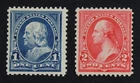 CKStamps: US Stamps Collection Scott#264 Mint NH OG #266 Mint H OG
