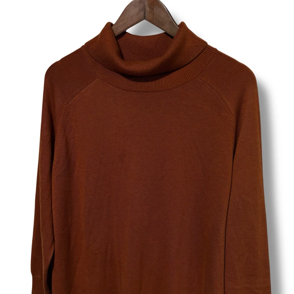 Vestido túnica Alex Marie para mujer mezcla de lana cuello embudo manga larga XL 22,5 x 29 Foto 4 de 4