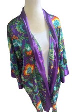 Vintage Victoria  s Secret Gold Label Floral Kimono Robe Womens One Size