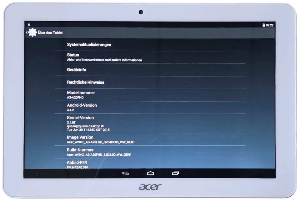 Acer Iconia Tab 10 - 32GB Speicher - 2GB RAM - weiß - Bild 3 von 4