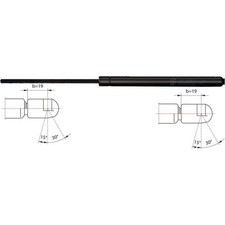 2x Metzger 2110087 Gasfeder Kofferraum Laderaum für VW POLO 86C 80