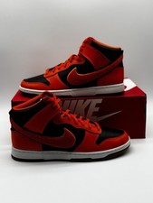 Nike Dunk High Chenille Swoosh - Safety Orange for Sale