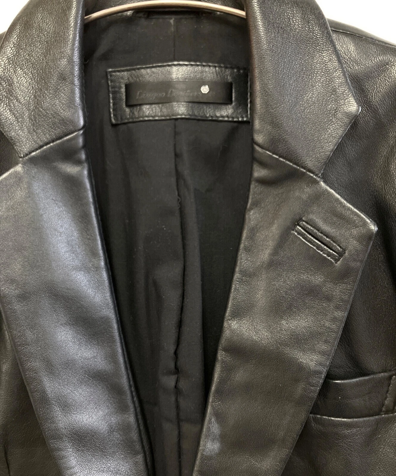 Liugoo Leathers Leather Jacket Men's Size L Black - product detail image 6