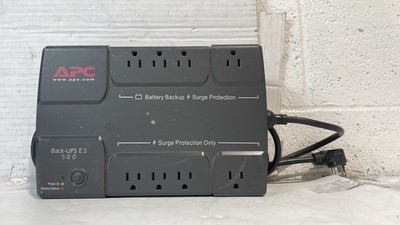 APC Back-UPS ES 500 BE500R Uninterruptible Power Supply UPS Battery Backup Surge