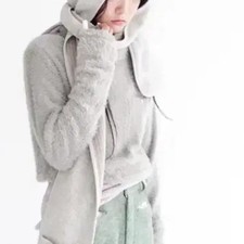 ShopFairy Gray Hoodie Scarf Used Condition