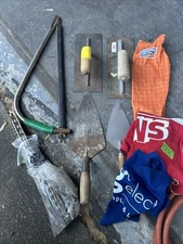 Vintage Trowels - 2 And Other Tools Lot Saw