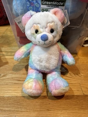 Build A Bear Glow Vibe Bear Daisy Print Color Changing Bear Works 