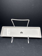 10 Strawberry Street Whittier White Rectangular Dish 9 3/4” Long New W/Sticker