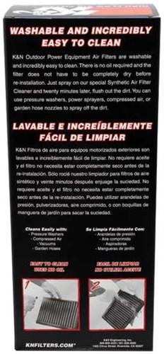 Filtro De Aire K&N E-4961 - Alto Flujo, Lavable Y Reutilizable, Para Coche