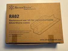 Silverstone RA02B Durable Rackmount Ear Kit GD07, GD08, Black