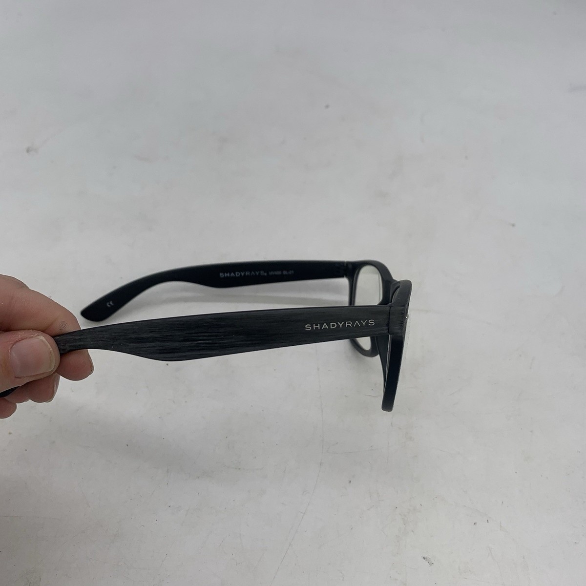 Shady Rays Blue Light Blockers Classic Black Timber Glasses 