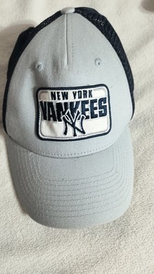 New York Yankees Mesh Back Gray & Navy Adjustable  Cap
