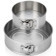 2er Set Springformen Edelstahl    25 cm + 18 ...