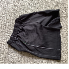 Cat Jack Boys Black Athletic Shorts M 8 Mesh Polyester Elastic Waist
