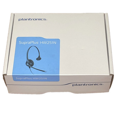 Plantronics SupraPlus HW251N/A Headset Schwarz 36832-41