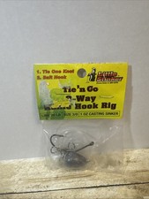 New in package little stinker lure tie and go three way hook rig 1 ounce casting