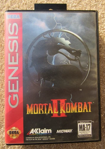 Mortal Kombat II Sega Genesis Game With Box 1994 Vintage Video Game