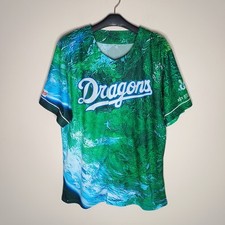 Authentic Chunichi Dragons Baseball Jersey Free Size Mizuno NPB Japan Nagoya