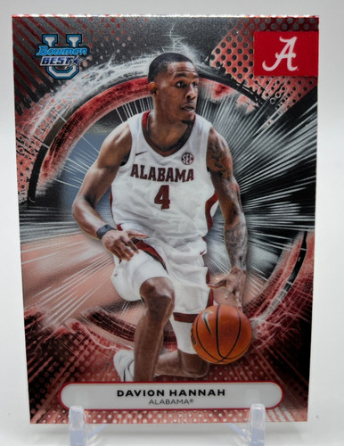 Davion Hannah – 2025-26 Bowman University Best Basketball · Base Cards #54 Davion Hannah