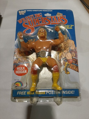 1984 WWF LJN MOC HULK HOGAN WRESTLING SUPERSTARS 8...