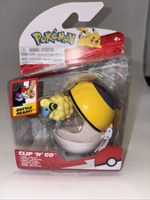 Pokemon Clip N Go Mareep 2 Level PokeBall Act...