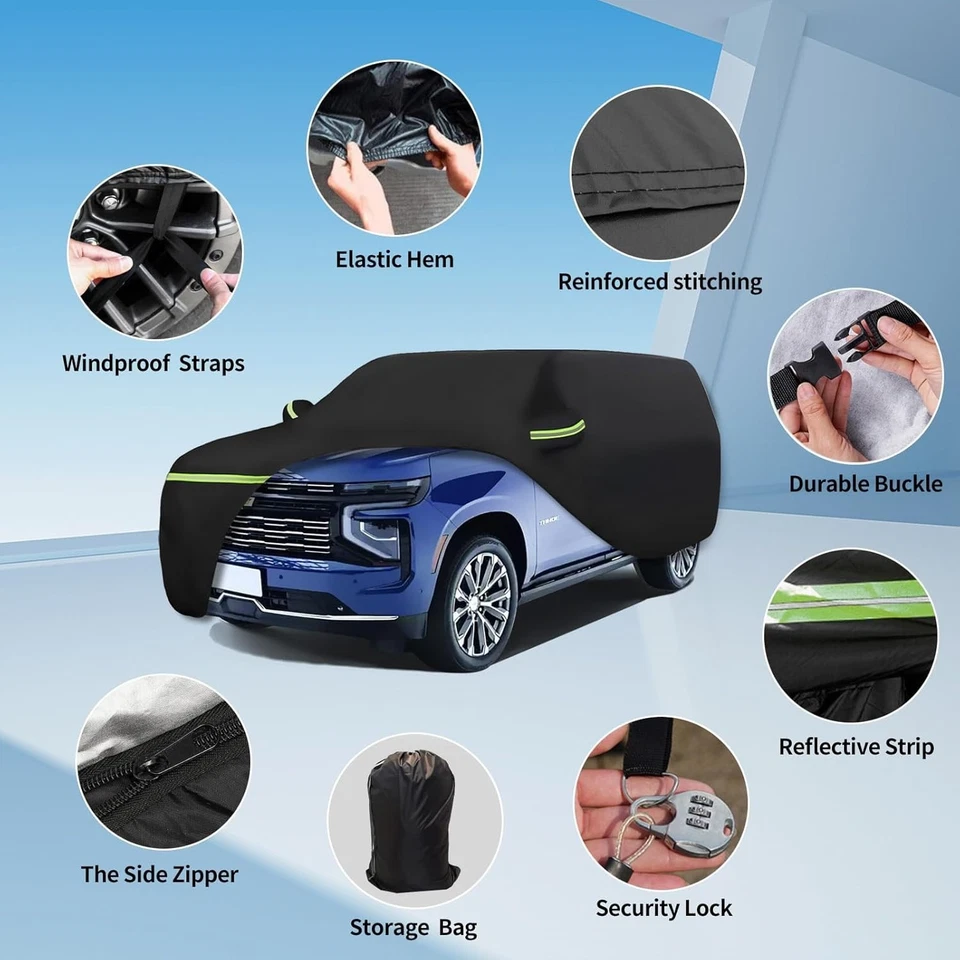 For Chevy Tahoe/Cadillac Escalade/GMC Yukon 2007-2023 w/ All Weather Protection - Image 2 of 4