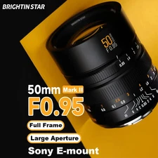Brightin Star 50mm F0.95 Mark II Full Frame Large Aperture Lens for Sony E-mount