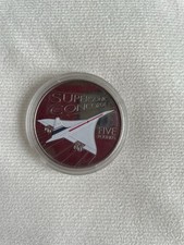 Supersonic Concorde 5 Pound Coin