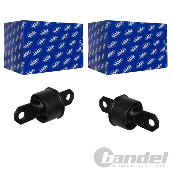 2X Sasic Querlenkerlager Buchse Hinten Passend FüR Ford C-MAX Focus Kuga Volvo C-image