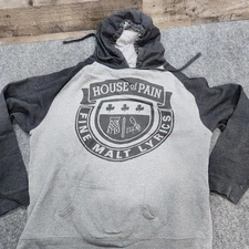 House Of Pain Fighting Irish Hoodie Men Grey 3XL Pullover 2 Tone Front Print