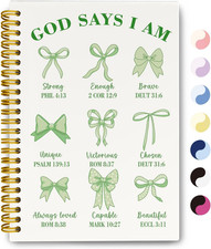 Bible Journal for Women, Christian Prayer Journal Sage Green Notebook Gifts for