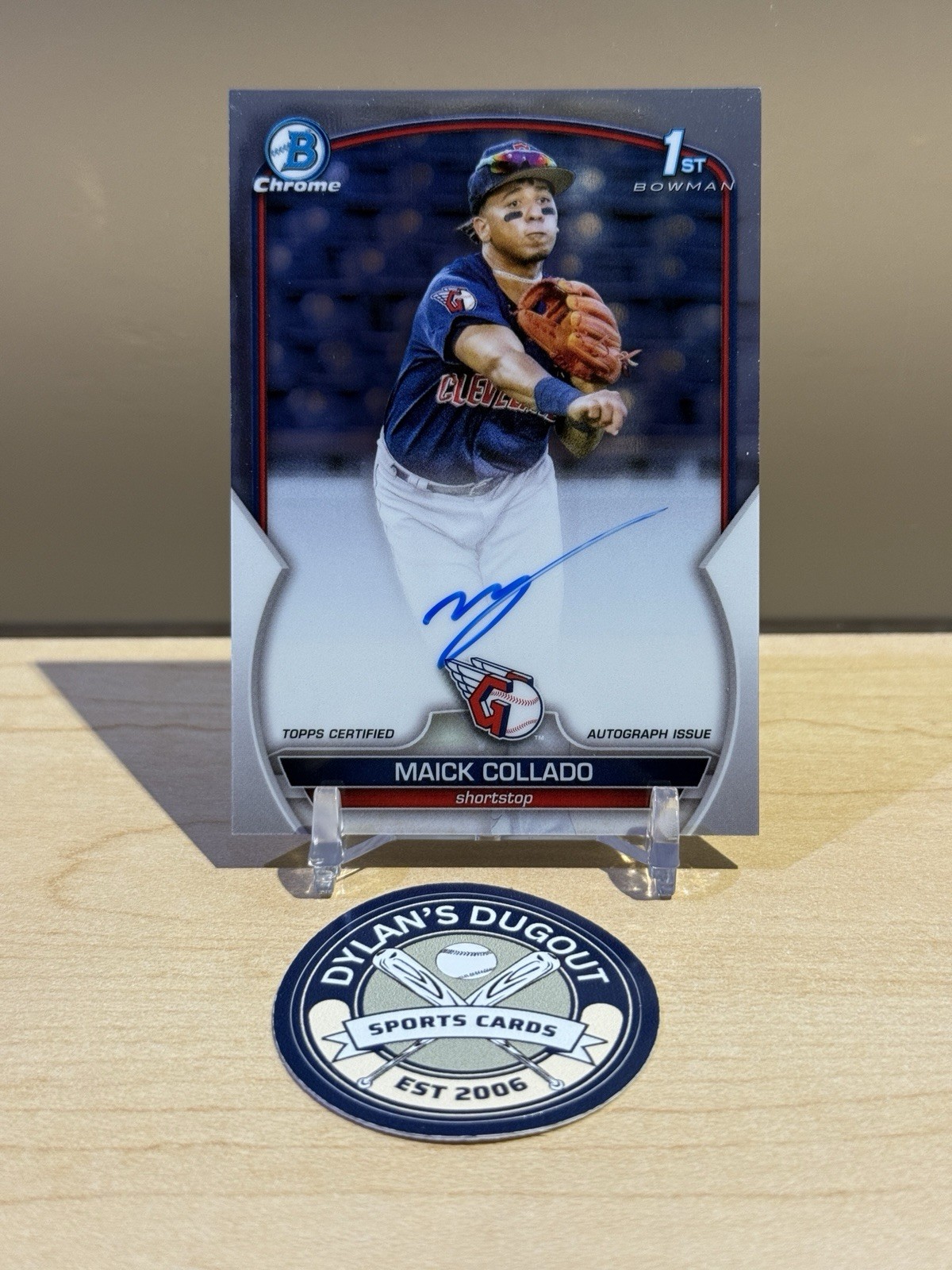 2023 Bowman Chrome - Prospect Autographs Maick Collado #CPA-MCO (AU, RC)