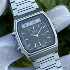 Vintage Seiko Silver Wave Ana/Digi Chrono-Alarm Japan Men Quartz Watch H557-513A