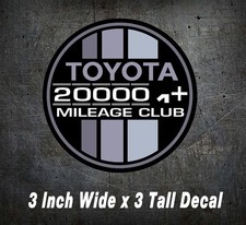 Fits Toyota Decal 200k Miles Club Sr5 4runner Trd Tundra Fj Tacoma Gray Fits Toyota Decal 200k Miles Club Sr5 4runner Trd Tundra Fj Tacoma Gray