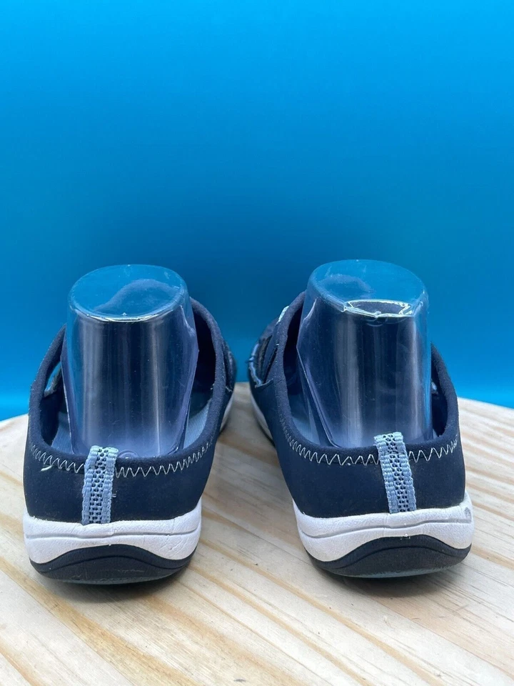 Женские сабо Easy Street Sports Barbara размер 10 Вт темно-синие кожаные без шнурков - Изображение 3 из 4